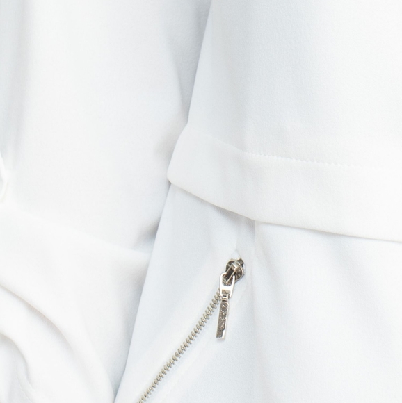 Soho Open Front 3/4 Sleeve Collared Solid Knit Jacket-Pink NWT - Picture 4 of 7